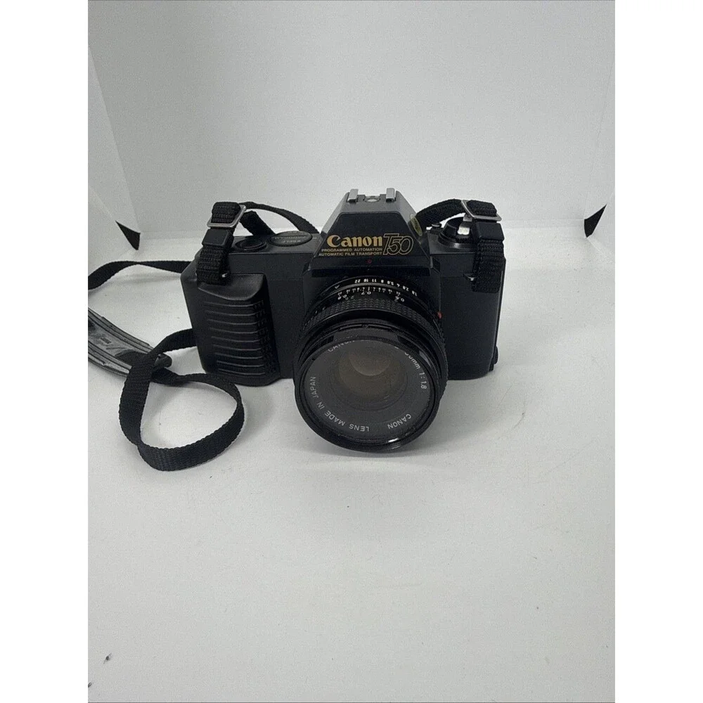 Canon T50 SLR Camera with Canon 50mm f/1.8 Lens